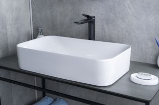 Раковина Gid N9596 51199 накладная белая 61x35x13